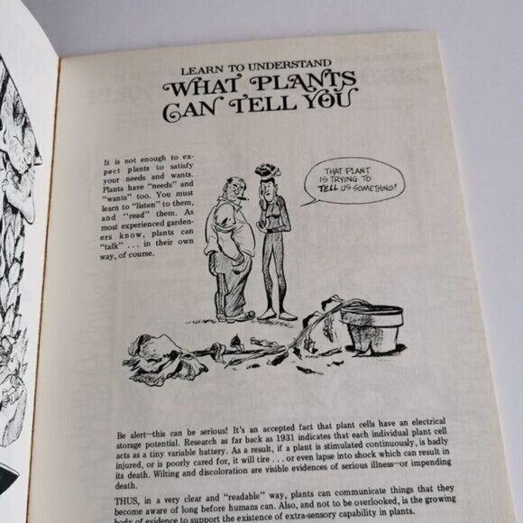 1974 Gleeful Guide to Communicating with Plants Will Eisner Comics Book Satire - Picture 9 of 10